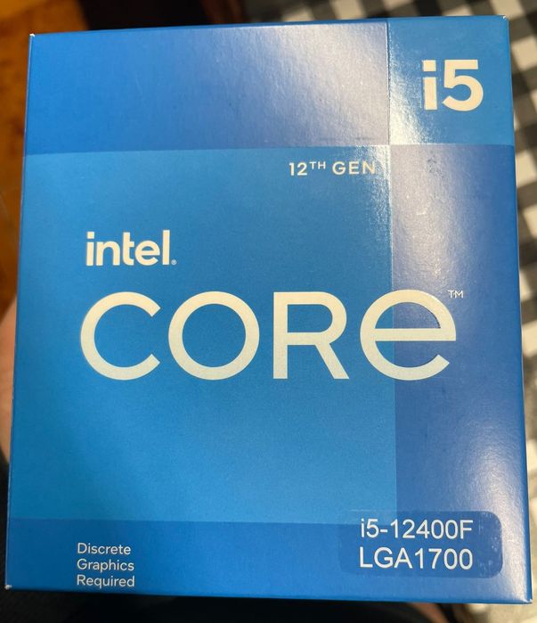 Processador Intel Core i5 12400F 6-Core (2.5GHz-4.4GHz)