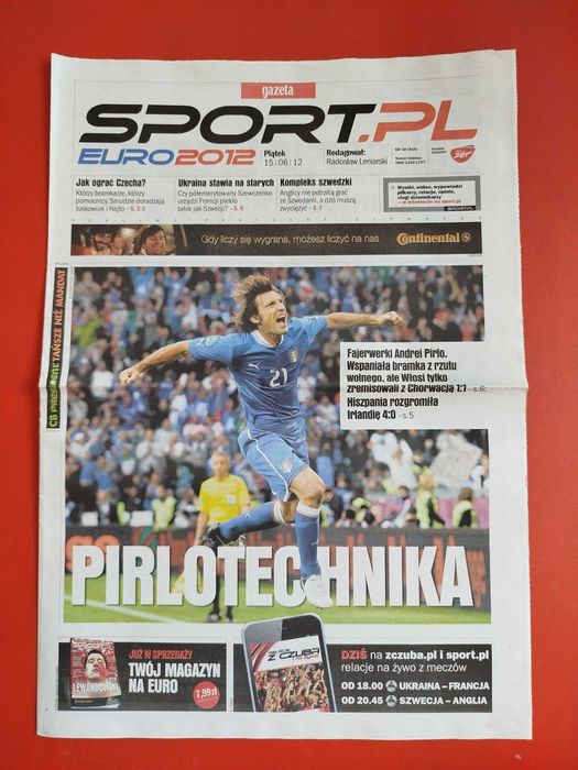 Gazeta Wyborcza, 15 czerwca 2012, nr 138, Kari Byron, Euro 2012