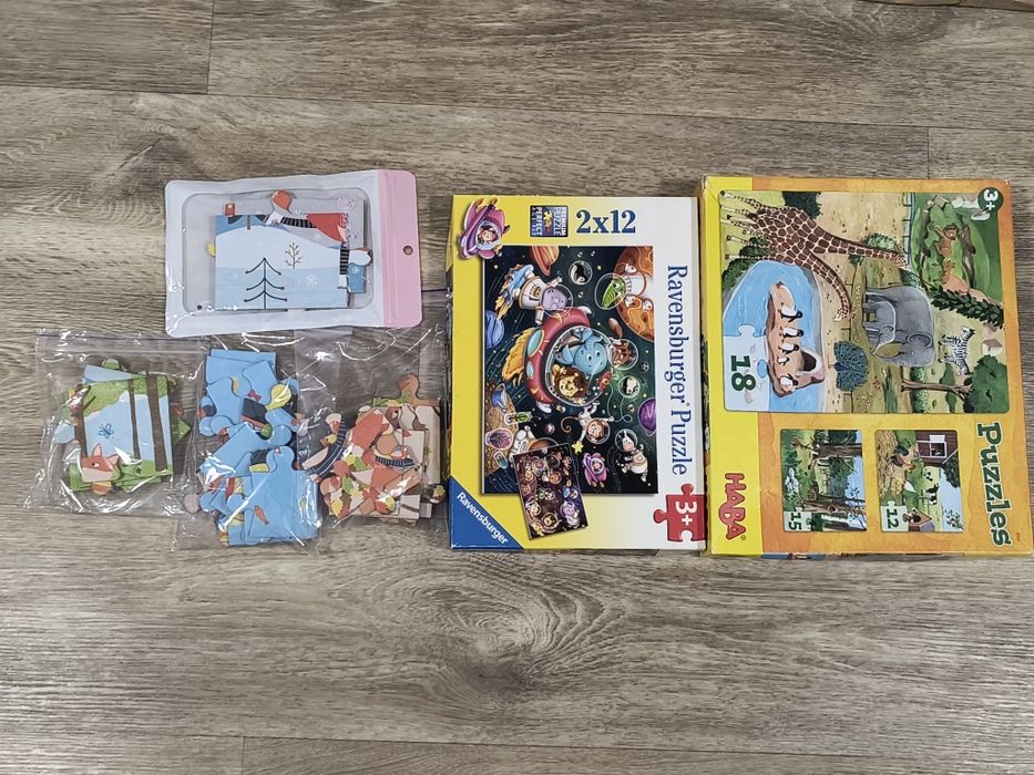 пазли дитячі  великі для 3+ , набір,всі за 150грн