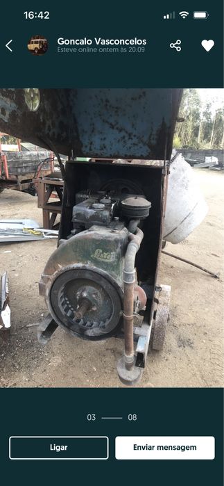 Betoneira eléctrica ou Gasoleo