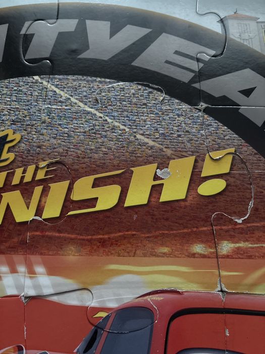 Puzzle AUTA 24 elementy w zamykanej torbie