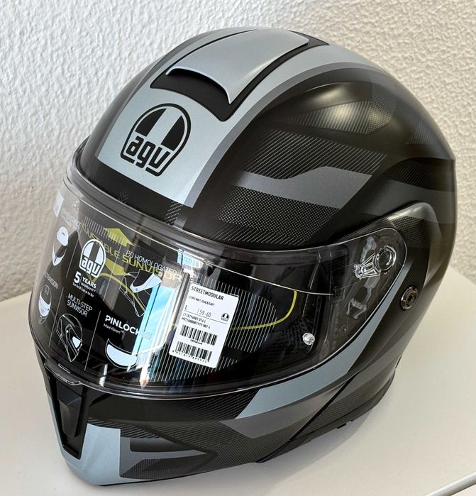 Capacete modular NOVO AGV Streetmodular (30% DESCONTO) Tam M-L-XL