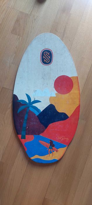 Prancha Skinboard de madeira