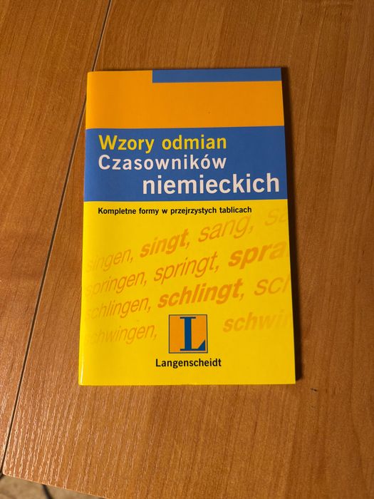Wzory odmian czasowników niemieckich – Langenscheidt