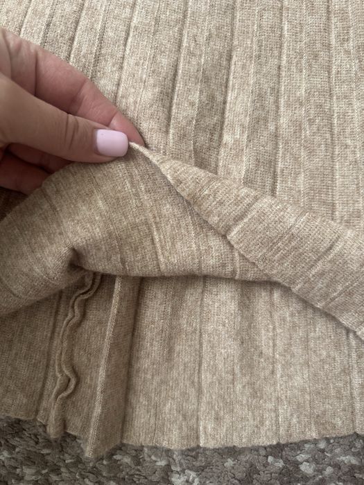 Спідниця вязана тепла плісе