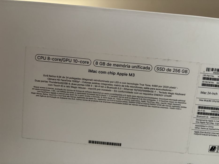 Imac M3 azul 24 polegadas