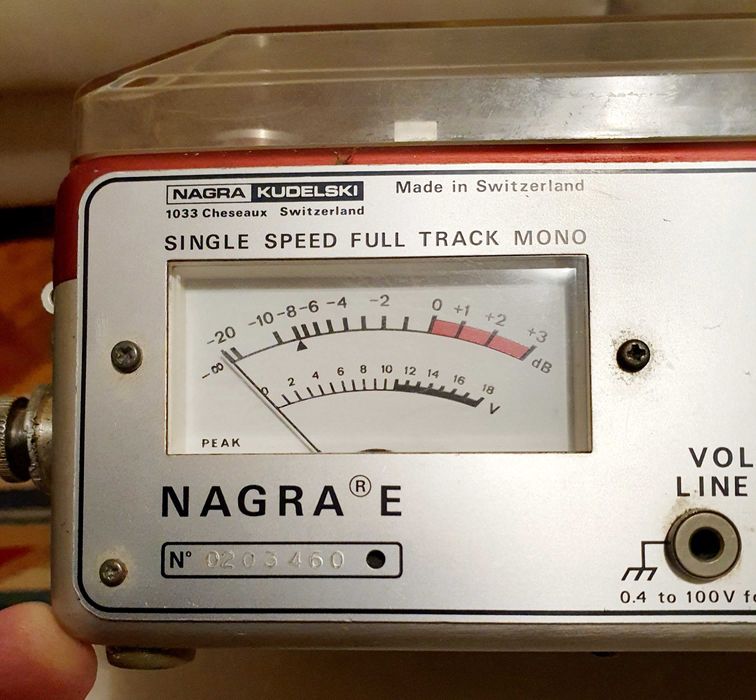 Nagra E - Gravador de bobines.