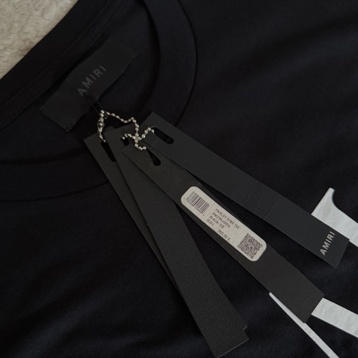 Футболка Amiri Black Амири Черная