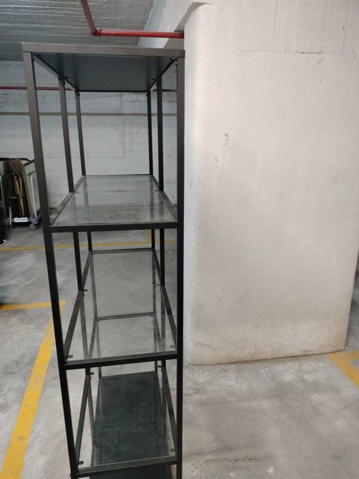 Estante IKEA Vittsjö metal e vidro 175Ax100Lx36P - Tenho 2 unidades