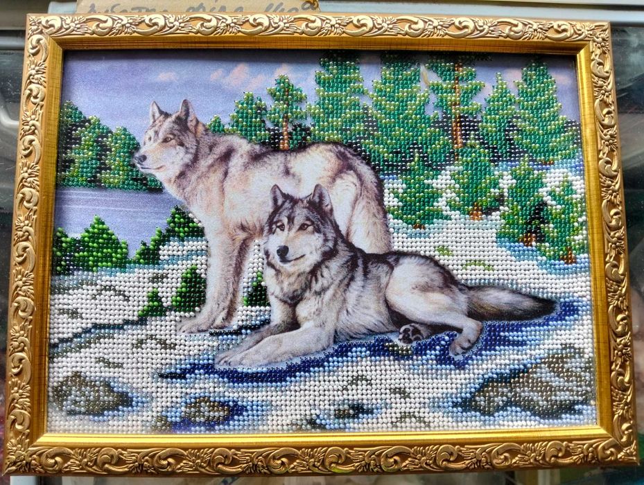 Картина вишита бісером