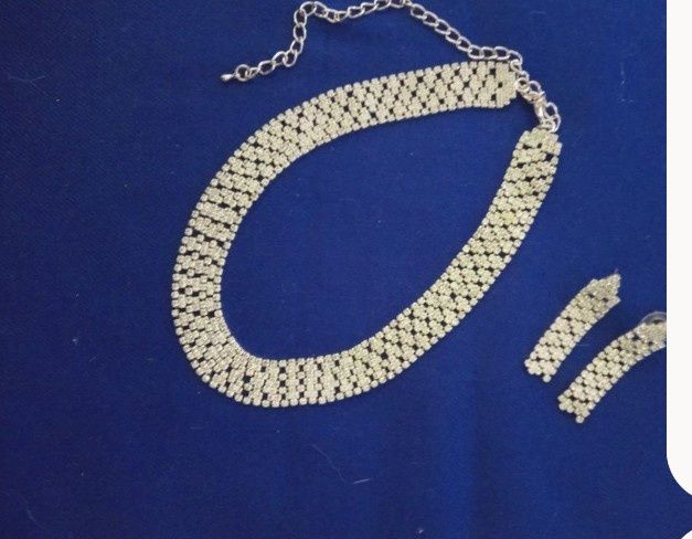 Комплект украшений подвеска ожерелье серьги