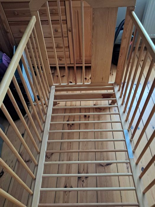 łóżeczko dziecięce 120×60 + materac lateksowy