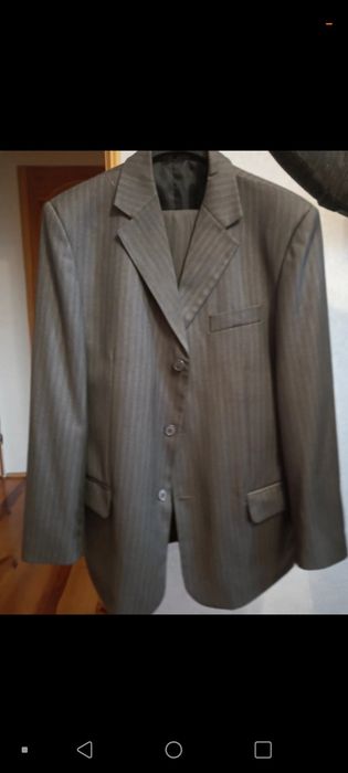 Garnitur męski grafitowy