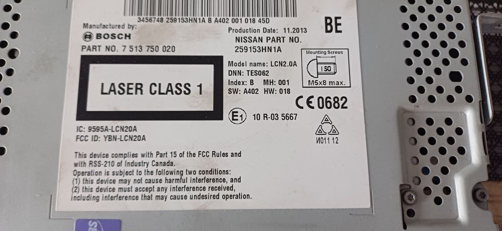 Radio fabryczne nissan