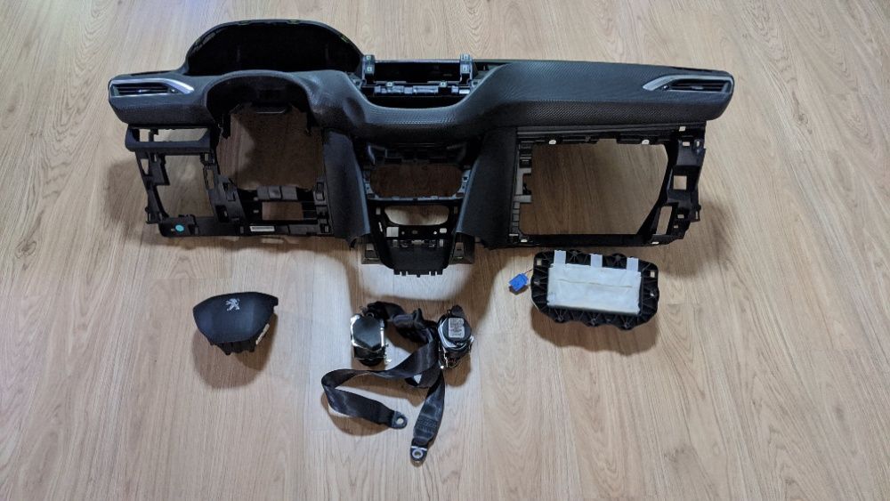 Conjunto Kit Airbags Tablier Peugeot 208/2008 1 de 2013/2019 Original