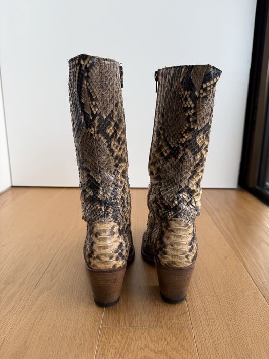 Botas vintage SENDRA em pele de cobra
