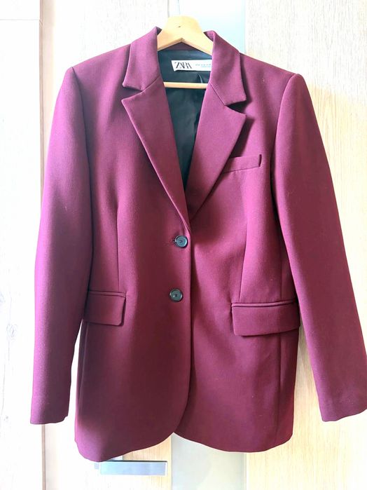 Marynarka Zara roz. M kolor cherry