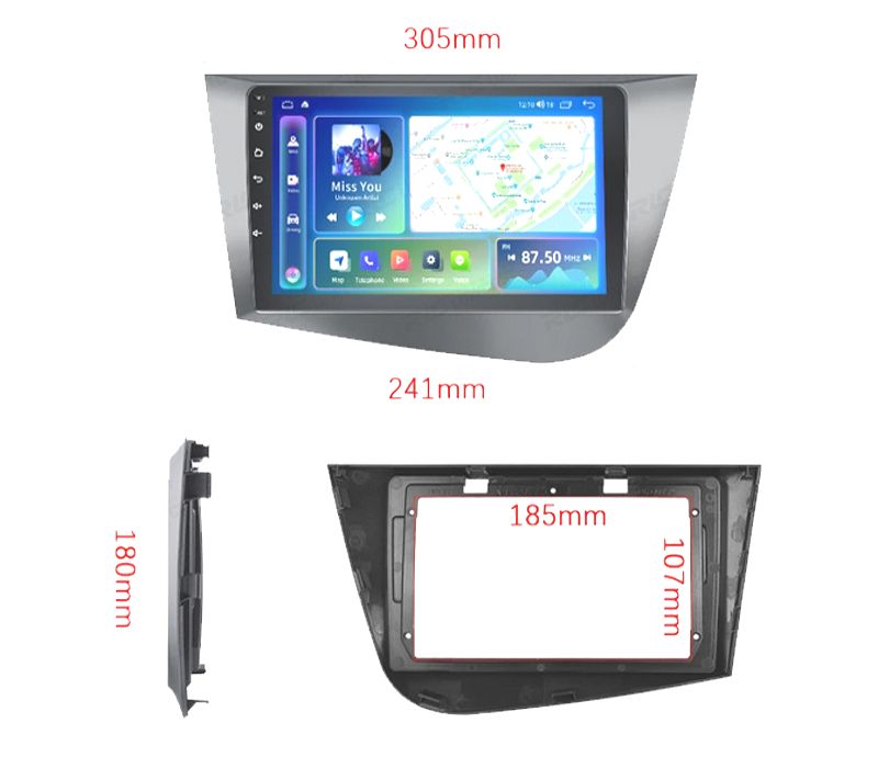 RÁDIO GPS ANDROID 13 SEAT LEON 05-12