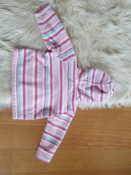 Polarowa kurteczka w paski