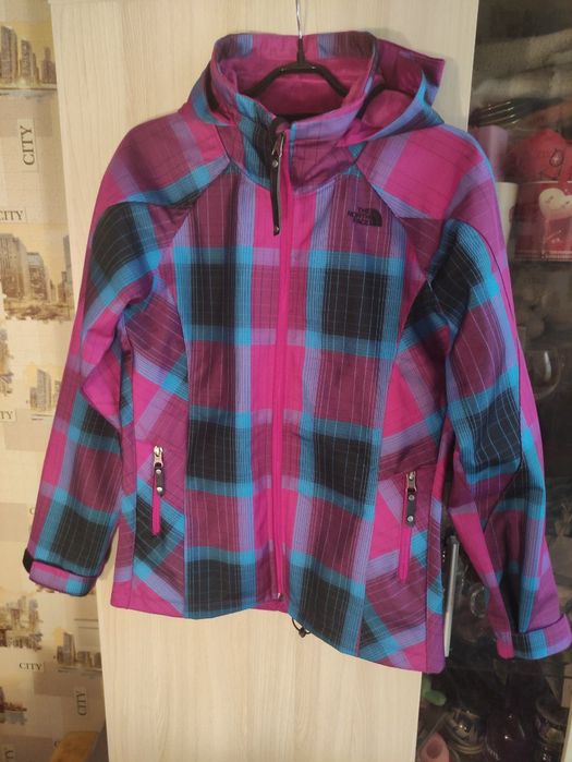 Зимняя женская куртка North Face Pink для холодной погоды