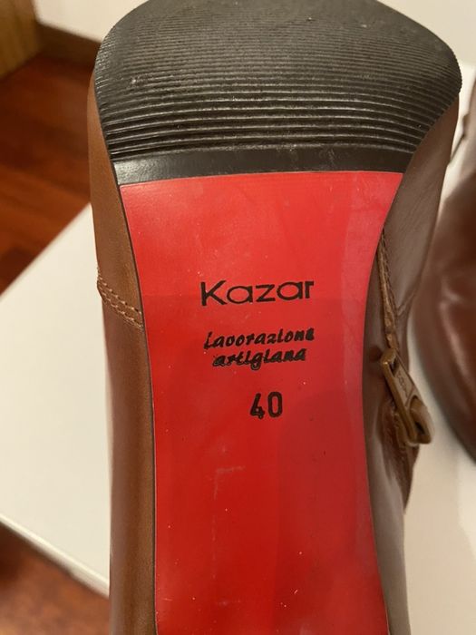Botki skórzane Kazar 40