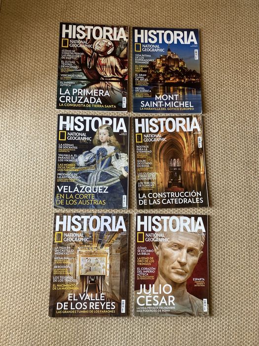 Várias Revistas Historia da National Gegraphic - idioma espanhol
