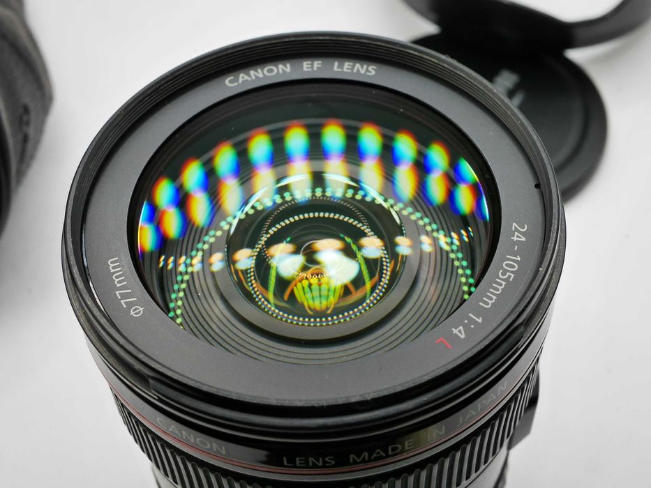 Obiektyw Canon EF 24-105mm f/4L IS USM sprawny ale ... + taśma flex