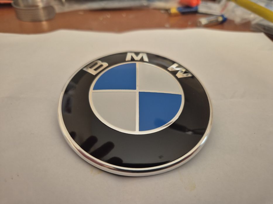 Emblemat logo do Bmw średnica 81mm pasuje przód i tył