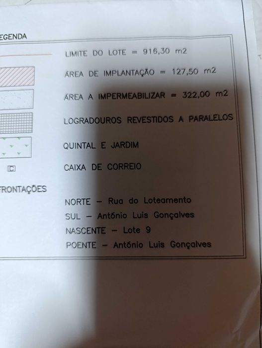 Terreno urbano cidade da Guarda