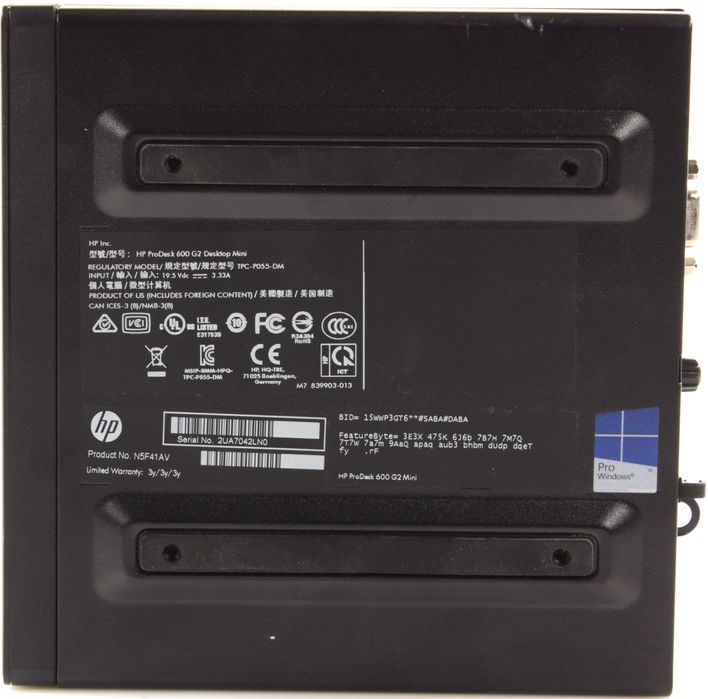 HP ProDesk 600 G2 mini 35W (i5-6500T/8GB DDR4/m.2/WIN)