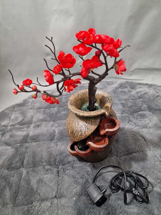 Duża fontanna pokojowa, wodospad, fontanna stołowa, dekoracja,