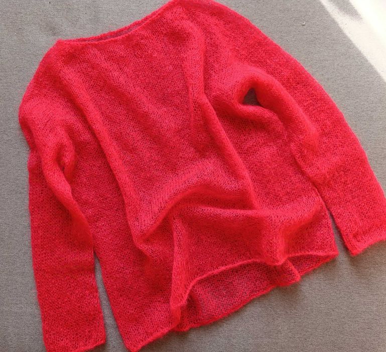 Паутинка из супер кидмохера некрупной вязки