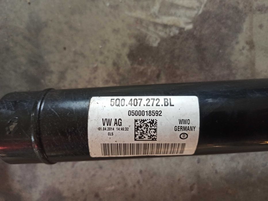Półoś prawy przód audi a3 8v 2.0 tfsi