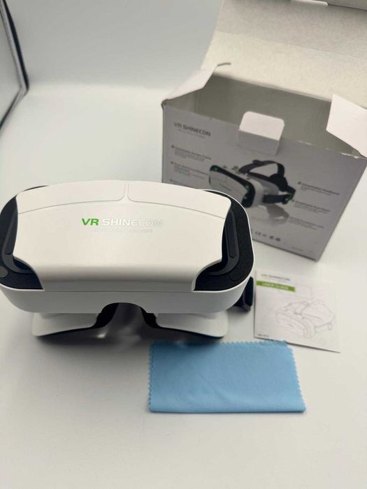 VR Shinecon Okulary VR Gogle 3D białe