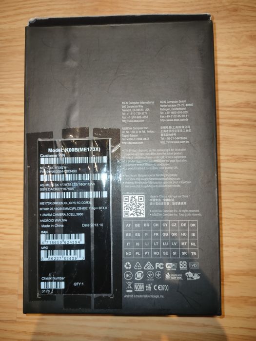 Планшет ASUS Memo Pad HD7