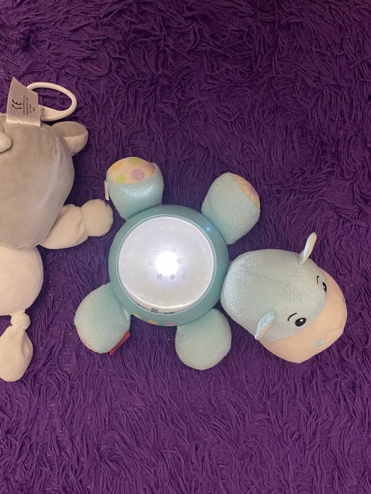 Музичний нічник-проектор Фішер Прайс Гіпопотам Fisher-Price Hippo