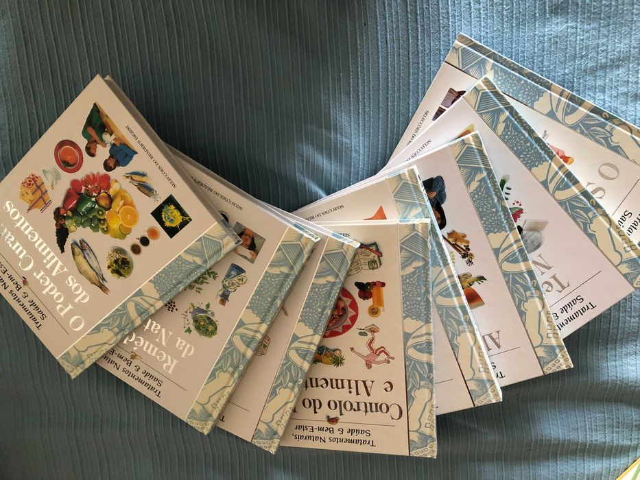 Colecção Oito Livros Tratamentos Naturais Saúde e Bem Estar