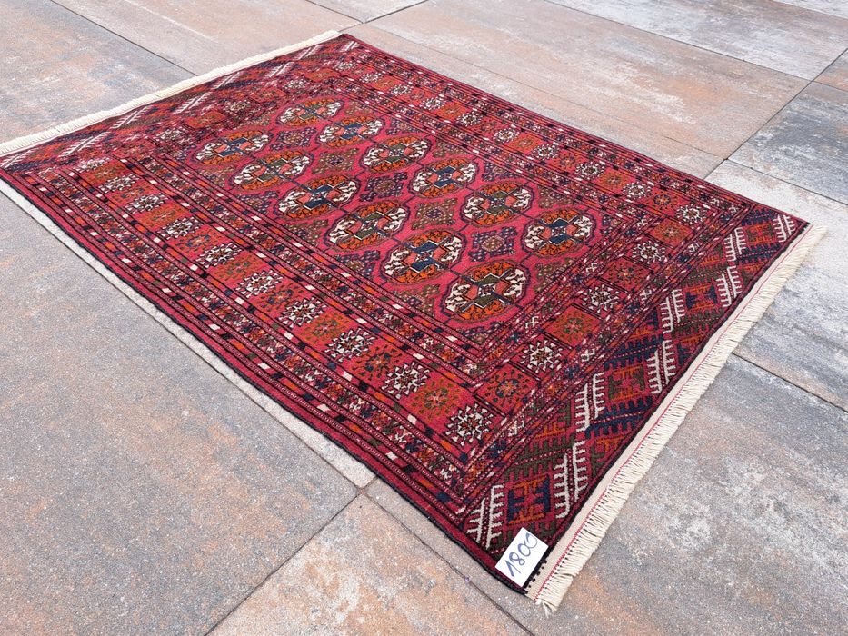Pakistańska Buchara 80 × 127 cm – ręcznie tkany dywan klasyk w wyjątkowej kolorystyce