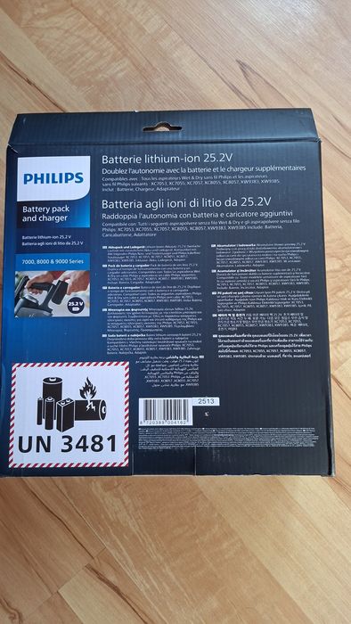 Akumulator, bateria + ładowarka do odkurzacza Philips