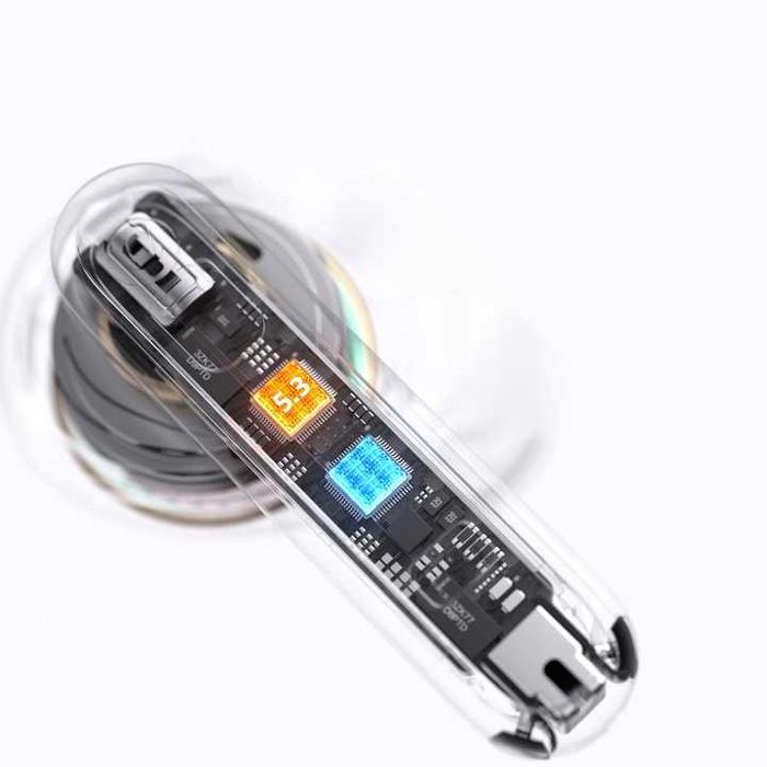 SŁUCHAWKI Bezprzewodowe dokanałowe PRO ENC Bluetooth 5.3 USB-C Etui