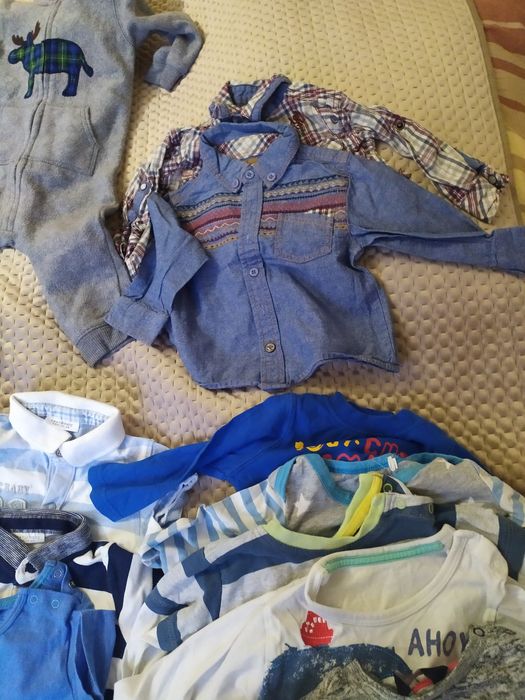 Paczka rzeczy dla chłopca 6-9 miesięcy