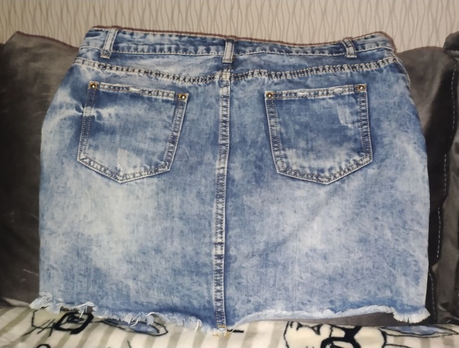 Юбка  и  шорты джинсовые .