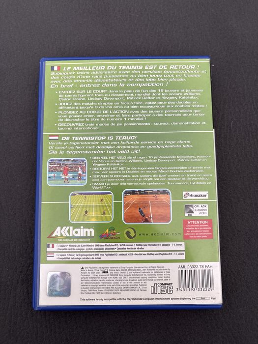 Virtua Tennis 2 na konsolę PlayStation 2