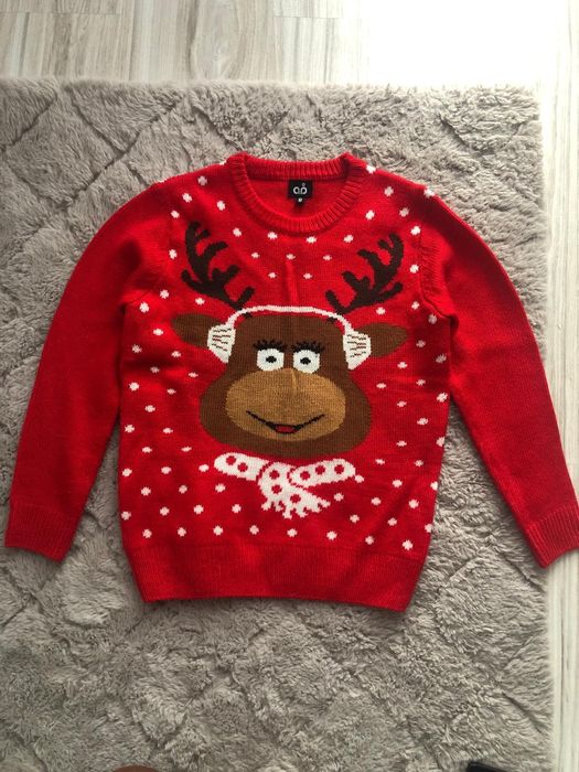 Sweter świąteczny chłopięcy