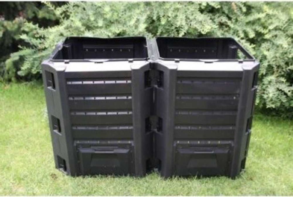 DUŻY kompostownik 800L + e-book GRATIS – 2 segmenty, ogród