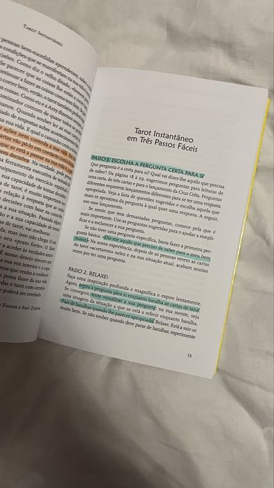 Livro de tarot novo