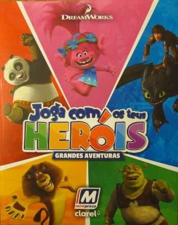 Cartas Joga com os teus Heróis  - Caderneta Minipreço