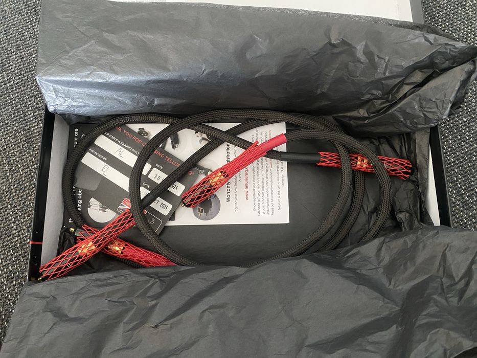 Tellurium Q - Ultra Black 2 - 1m - Rca Cabo de audio