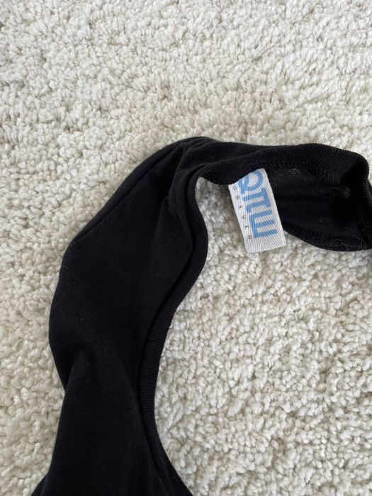 Bluzka top tunika Robert Kupisz czarna odkryte plecy wiazana