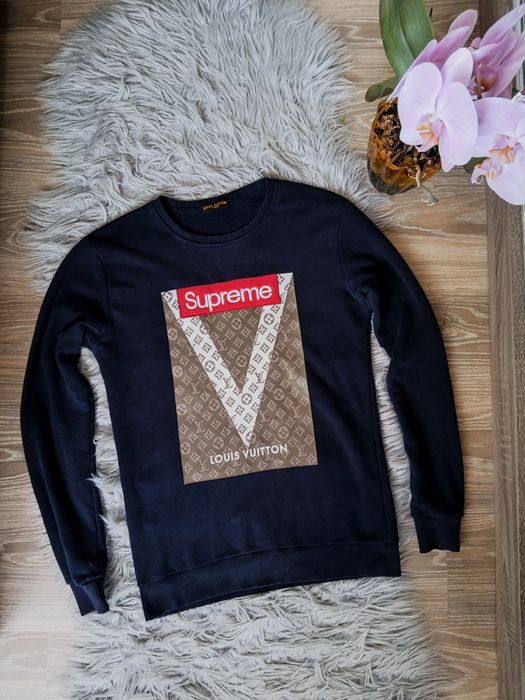 Supreme & Louis Vuitton  , світшот пуловер жіночій ,L